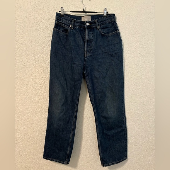 Everlane dark wash way high 90s Jean 28regular - Picture 2 of 5